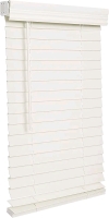 New Lotus Windoware Cordless 2" Faux Wood Blinds - White 31 by 54"