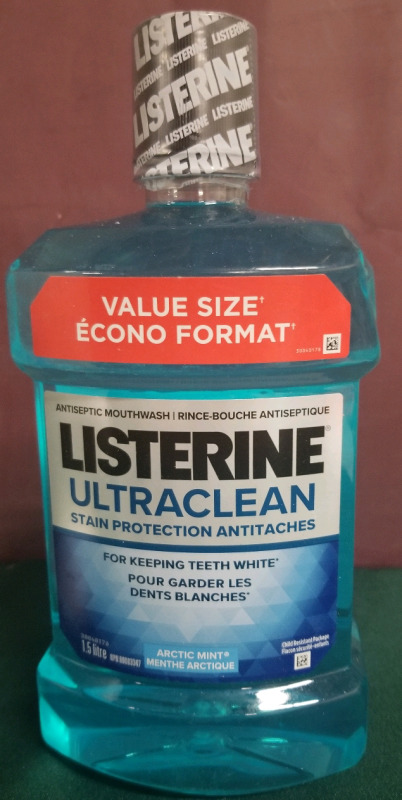 New LISTERINE ULTRACLEAN MOUTHWASH 1.5 LITRE SIZE