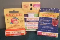 5 NEW BURT'S BEES CHAP STICKS