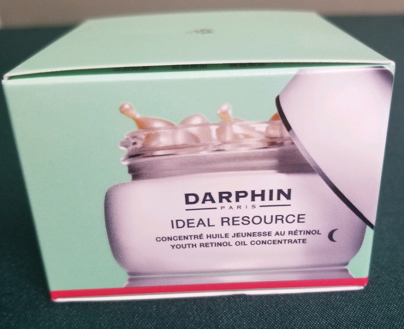 NEW DARPHIN IDEAL RESOURCE YOUTH RETINOL OIL CONCENTRATE 60 capsules size