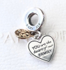 Pandora 14k Two-tone 925 Mom Family Tree Heart Charm New - 2