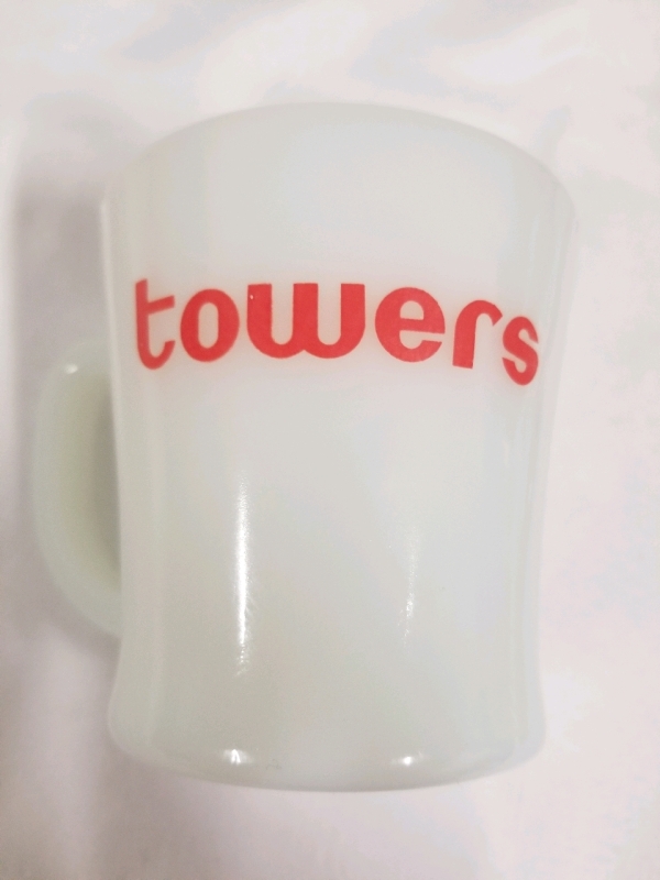 Rare Vintage FIREKING TOWERS department store mug