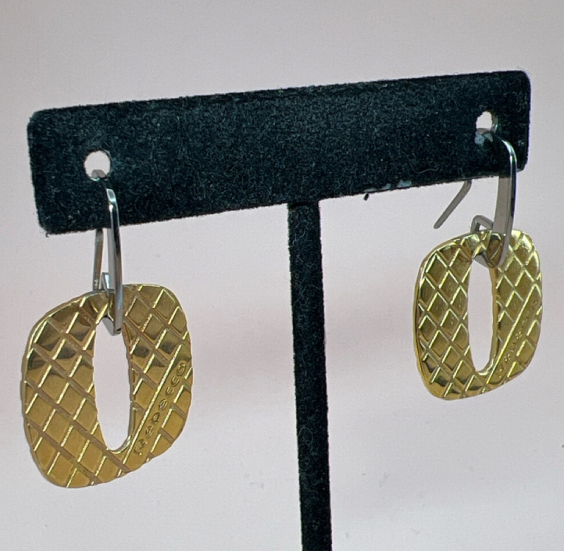 Rebecca Muler Melrose Signed Bronze Earrings