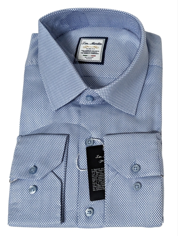 New T.M. MARTIN Slim Fit Dress Shirt (Size XL : 43/44)