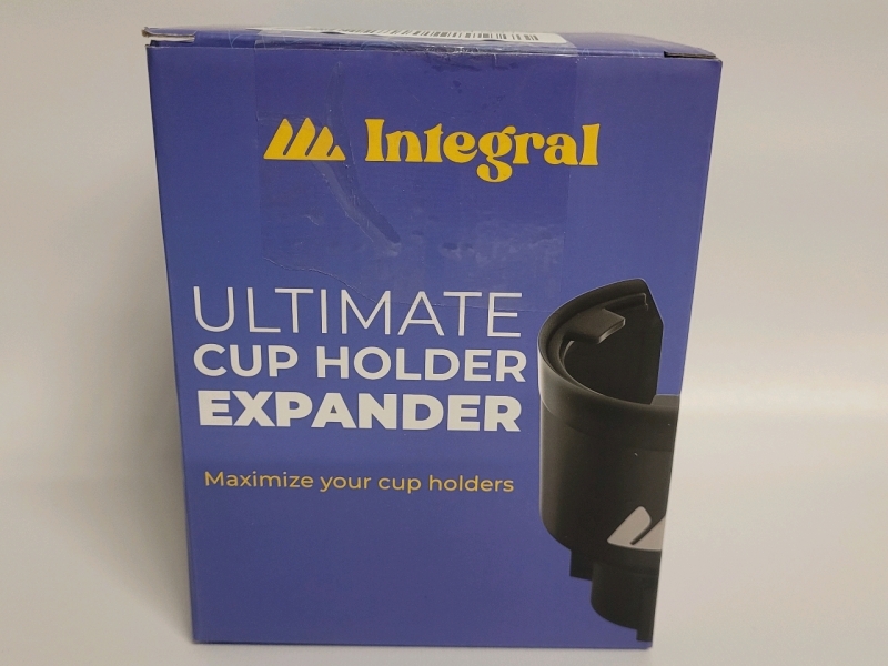 New - Integral 3-Ring Expandable Ultimate Vehicle Cup Holder Expander