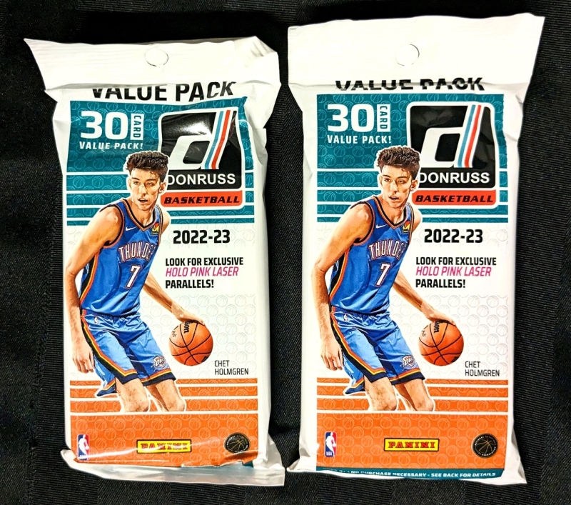 2 New Panini 2022-2023 DON RUSS NBA BASKETBALL Trading Cards Value Packs (30 Cards Per Pack, 60 Cards Total)