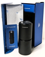 New PURIFAIR Pro Black Personal Air Purifier : No Filter Needed! 2.5" x 6" Tall