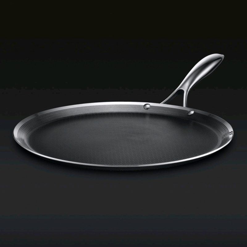 New HexClad Hybrid Nonstick Griddle Pan- 13" Compatible with All Cooktops