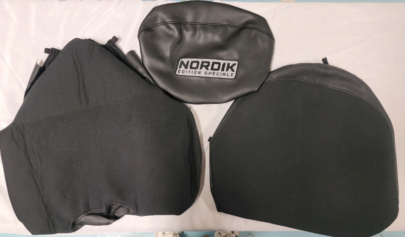 New - Kubota Tractor Nordik Edition Speciale 3pc Seat Covers .