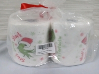 2 Rolls New Grinch Toilet Paper