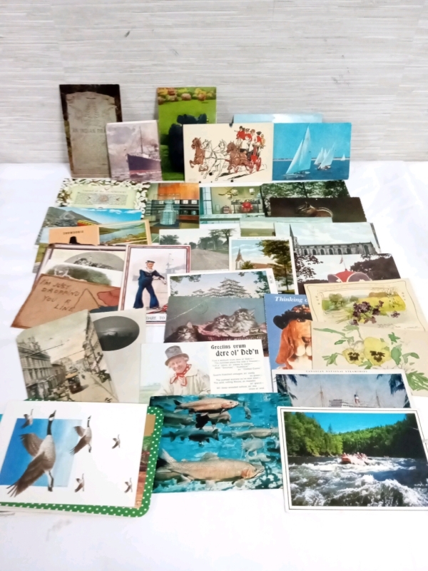 40+ Vintage Assorted 1905-80's Post Cards