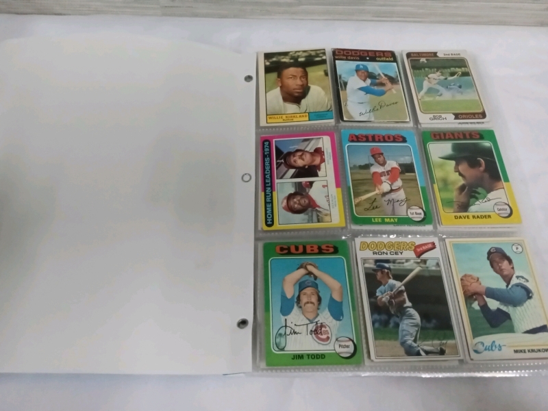 108 Vintage 1961 +(1971-1991) Topps MLB Baseball Cards - No Doubles