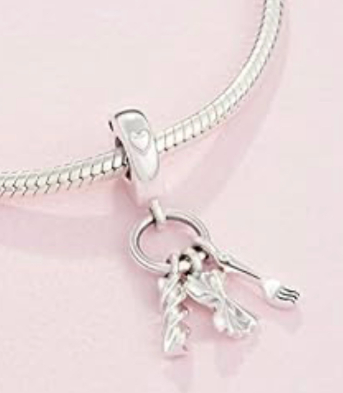 PANDORA 925 Love Pasta Charm