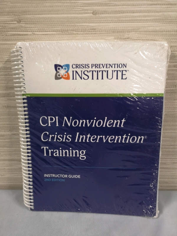 New CPI Nonviolent Crisis Intervention Training Instruction Guide 2nd Edition