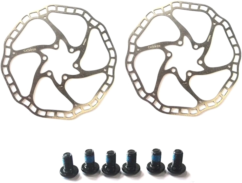 New CATAZER Super-light Bicycle Hydraulic Disc Brake Rotors - 160mm 44mm 1 Pair