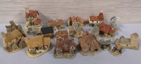17 Miniature Village Houses & Stores