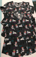 2 New Scrub Star Tops sz XS & Medium for Women