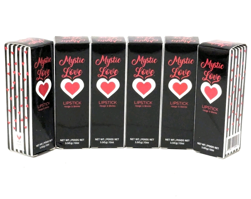 6 New MYSTIC LOVE Light Red #03 Lipsticks (35g ea)