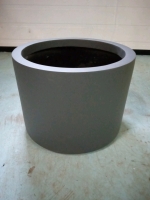 NEW Green Theory Small Lightweight Fiberglass Planter , Measures 10.5" Tall & 14" Diameter