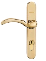 New - Anderson Classic Style Brass Door Handle Set , Model #41597