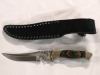 9" Hunting Knife with Sheath - Blade 4.75" long - Rust present - 3