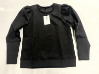 New with tags Size M Stella & Dot Pullover sweater with puff shoulders
