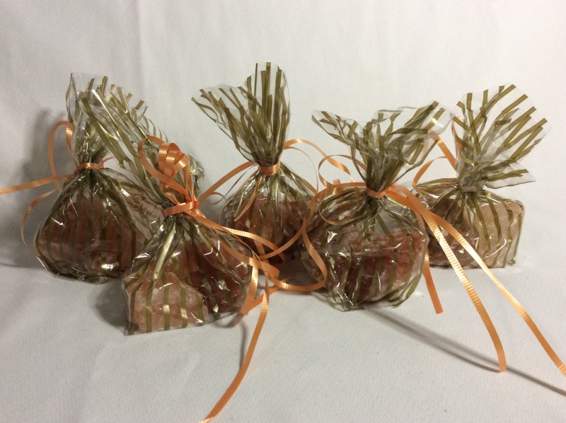 5 Gift Bags of Himalayan Rock Salt Crystal