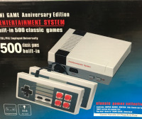 New US Plug Mini Entertainment System 500 Built in Games