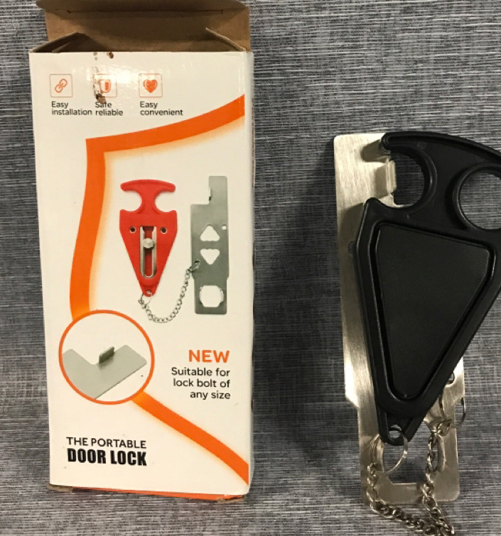 New The Portable Door Lock 5.5”