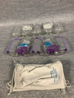 4 New FaerieKing Clear White & Clear Purple glasses For Kids