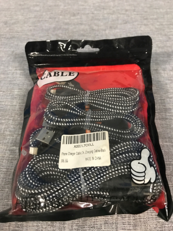 New 4 Apple Chargers Braided Cables