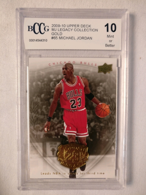 Graded Michael Jordan Card - 10 Mint or Better