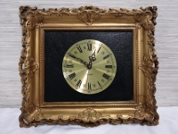 Framed Clock - Working Frame Measures 18" Wide and 15.5" Tall