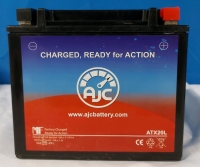 AJC Factory Charged Battery Approx 7"x5.5"x3.5" ATX20L Untested