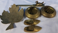 Vintage Lot Of Brass Objects