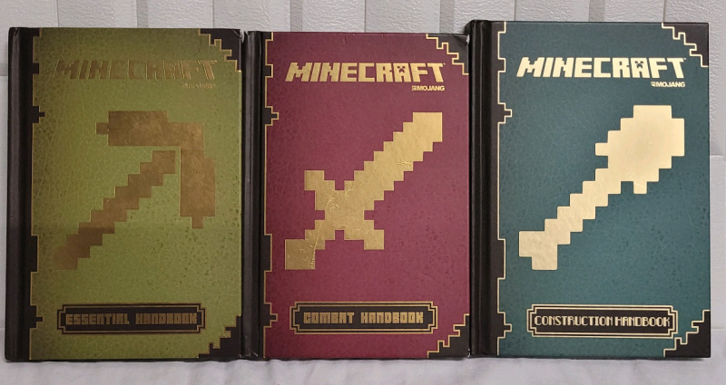 MineCraft Handbooks : Essential Hamdbook , Combat Handbook & Construction Handbook