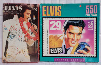 Elvis Presley Puzzle Lot . Two (2) Puzzles , Open . Cannot confirm if complete or not