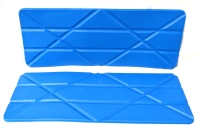 2 New Soft & Resilient Polyethylene Kneeling / Cushioning Mats 22.5" x 8.75" x 0.4" Thick : Great for Gardening!