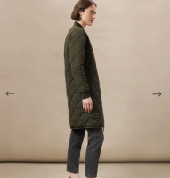 New Frank and Oaks The Skyline Reversible Maxi Bomber in Rosin Small retails for 219$