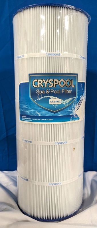 New Cryspool Spa & Pool Filter. CP-08053. 23.25" tall,