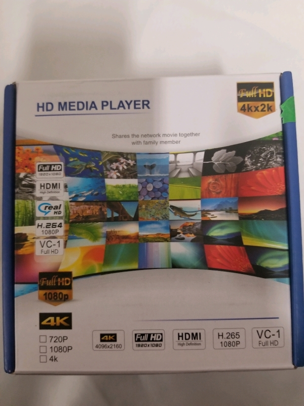 NEW HD MEDIA PLAYER 4K