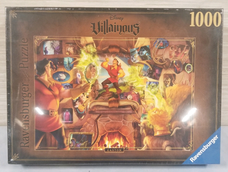 NEW Ravensburger Disney Villainous GASTON 1000 piece puzzle