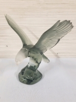 Vintage Art Glass Eagle