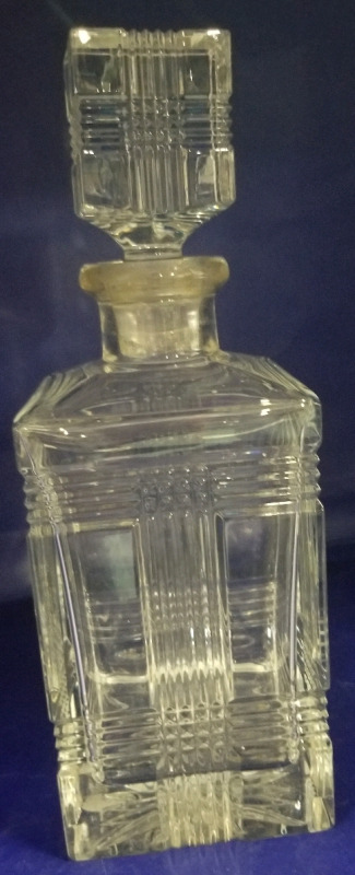 Signed RALPH LAUREN crystal decanter