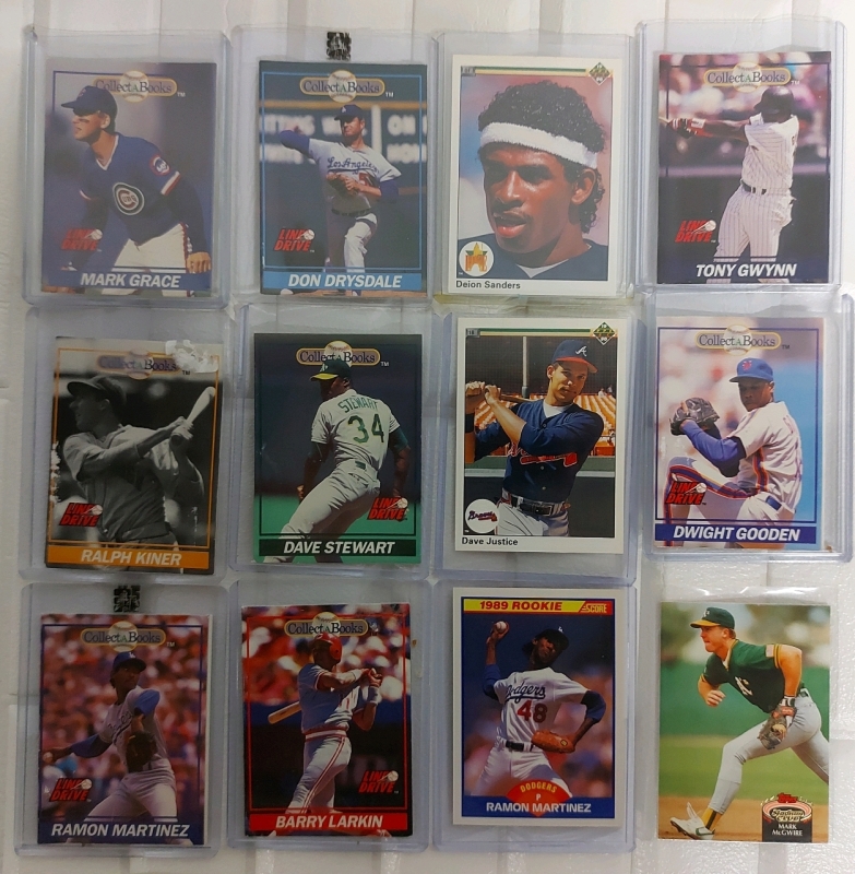 Box Of Mixed Baseball Cards Some TOPS Fleer Don OPC Puzzle