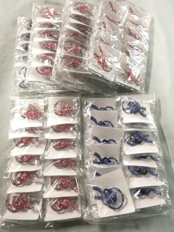 72 New Fashion Jewelry Pink & Blue Brooches