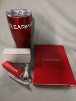 New Clearesult Mini Power Bank + Notebook + Travel Tumbler