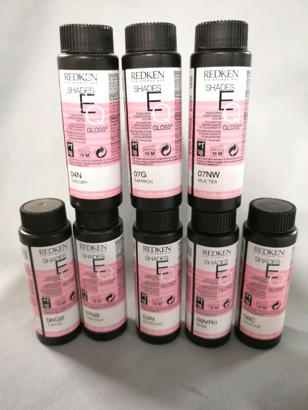 8 New Redken Hair Dye - 8 Different Colours - 60mL Each