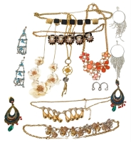 Assorted Modern Statement Jewelry Pieces : Necklaces & Earrings
