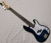 New - Costway Black & Blue Full Size 4 String Electric Bass Guitar with Strap , Guitar Bag , Amp Cord - 2